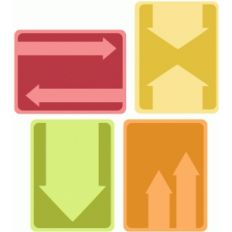 arrow cutout journaling cards