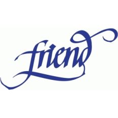 friend - calligraphy