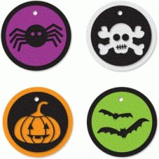 four halloween tags