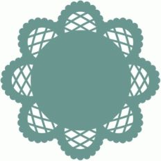 rounded tip doily