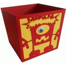 hairy monster candy box