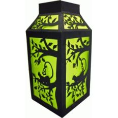 halloween cat lantern