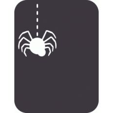 spider journaling card