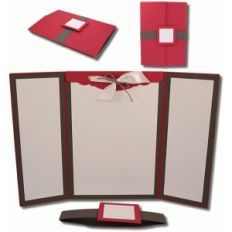 decorative gatefold invitation