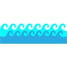 12 x 12 wave page bottom border