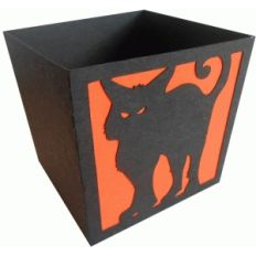 scary cat candy box