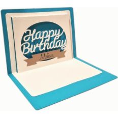 happy birthday pop up card 5x7