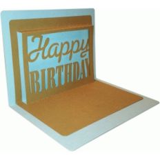 happy birthday pop up card 5x7