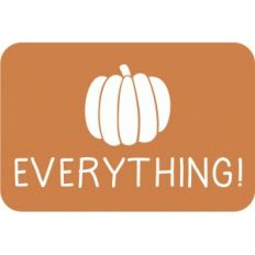 pumpkin everything 4 x 6 journaling card