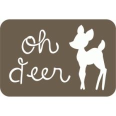 oh deer 4 x6 journaling card