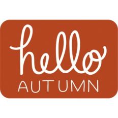 hello autumn 4 x 6 journaling card