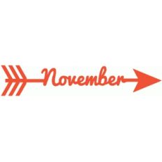 november word arrow