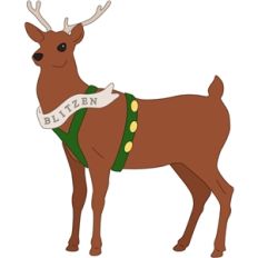 reindeer blitzen