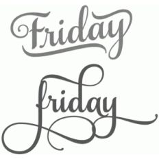 weekdays - friday