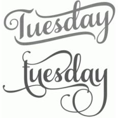 weekdays - tuesday