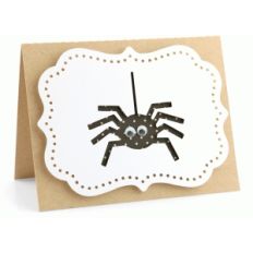 a2 halloween spider pop dot card