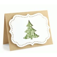 a2 christmas tree pop dot card