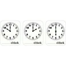 clock labels