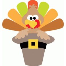 turkey in pilgrim hat