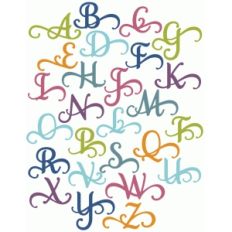 perfect flourish alphabet monograms