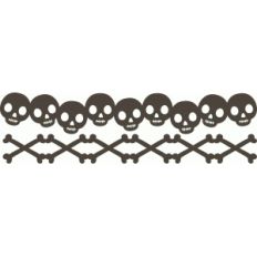 skull and bones borders