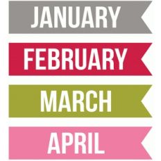 months january, february, march, april