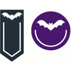set of 2 bat paperclips