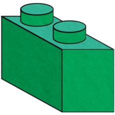 building block - 2 prong