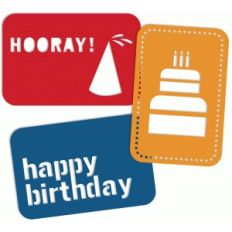 4x6 journaling birthday card set