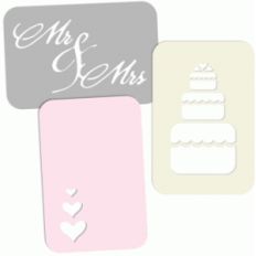 4x6 wedding journaling card set