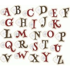 santa express christmas alphabet