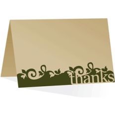 thanks card