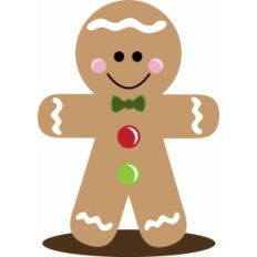 christmas gingerbread boy