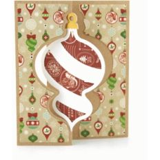 a2 flip swing card christmas ornament