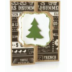 a2 flip swing card bracket christmas tree
