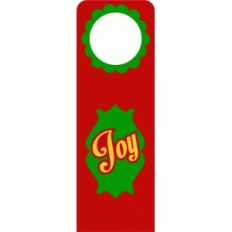tag bottle christmas joy