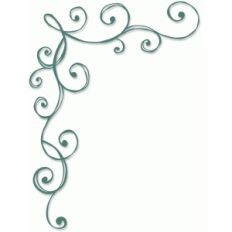 vine corner flourish