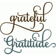 grateful gratitude - perfect flourish