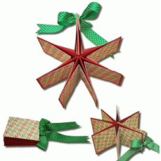 3d two layer scallop star mini album