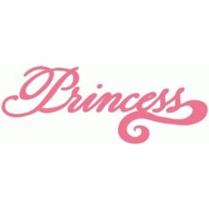 princess wordart
