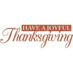 joyful thanksgiving