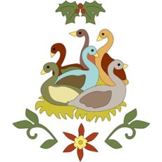 six geese a laying