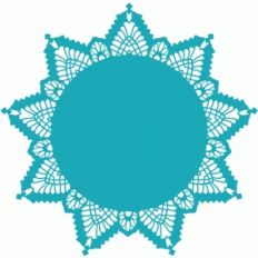snowflake doily