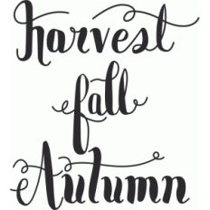 harvest words