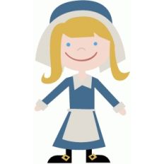 cute pilgrim girl