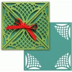 card wrap set: lattice lace