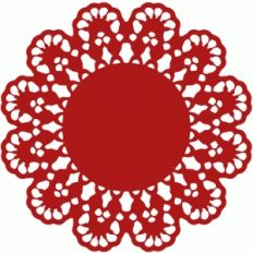intricate doily