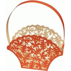 basket: leafy lace