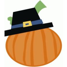 pumpkin with pilgrim hat