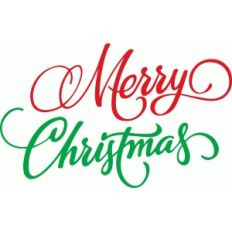 'merry christmas' fancy phrase